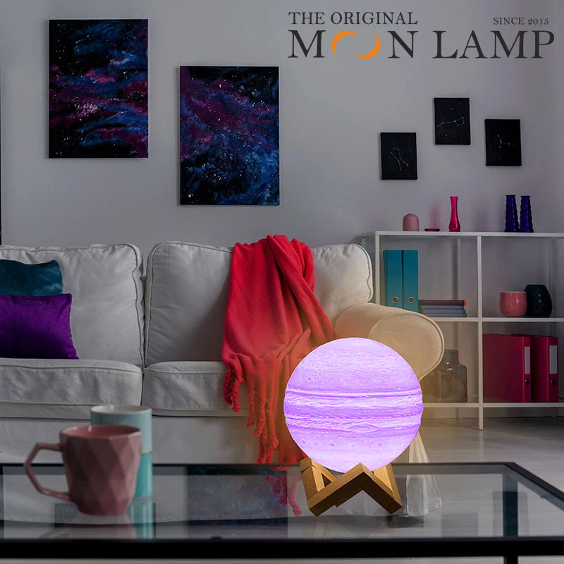 Original Moon Lamp 9in, 2 Colors 3D